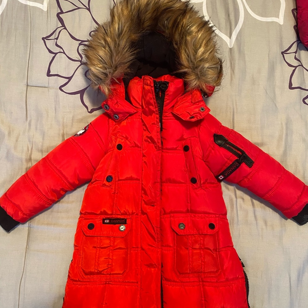 Canada weather gear toddler girls jacket